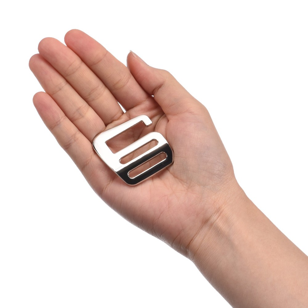 0.98" Webbing Release G Hook Buckle Adjusters for Backpack Strap, 4Pcs Silver