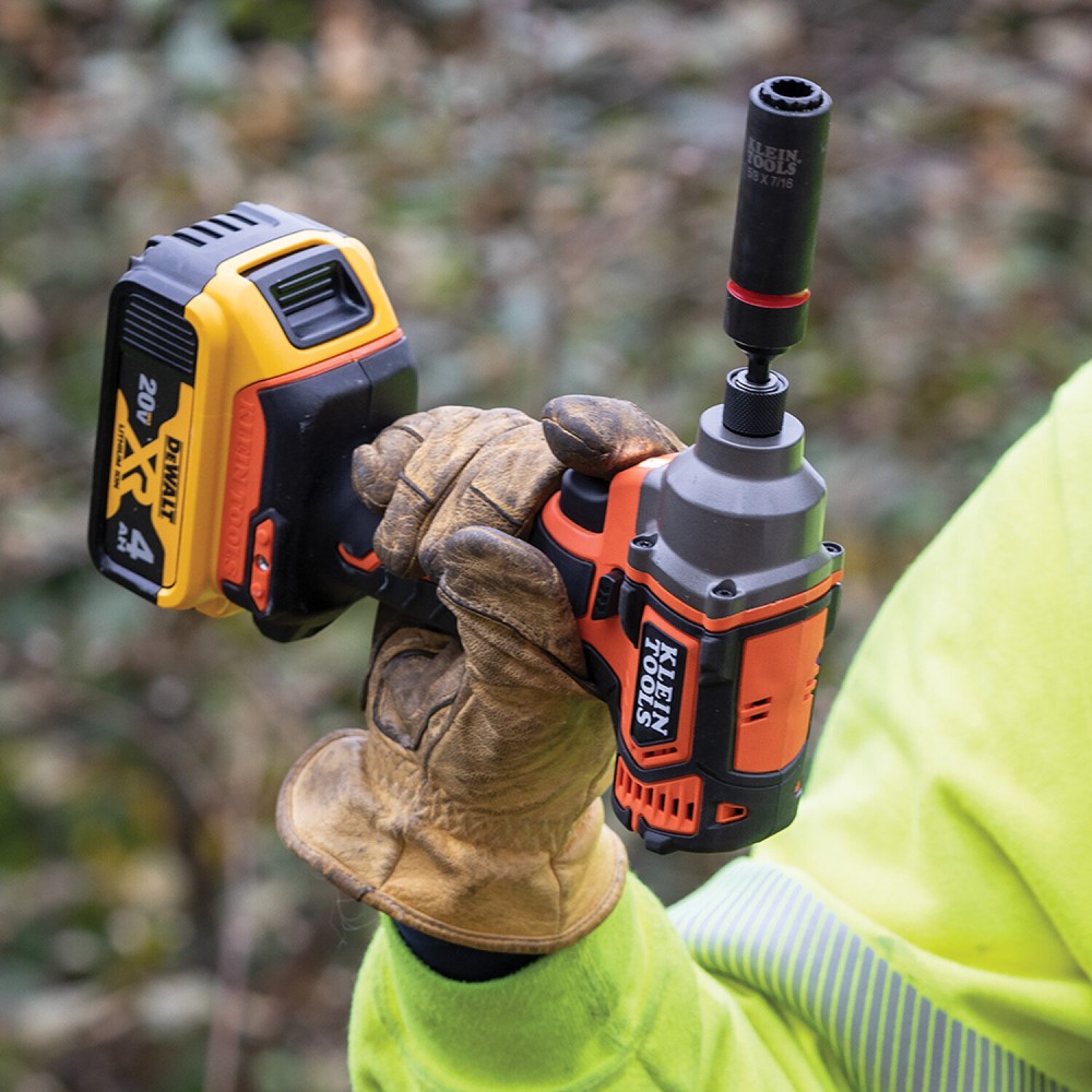 Klein Tools BAT20CD1 Battery-Operated Compact Impact Driver, Full Kit