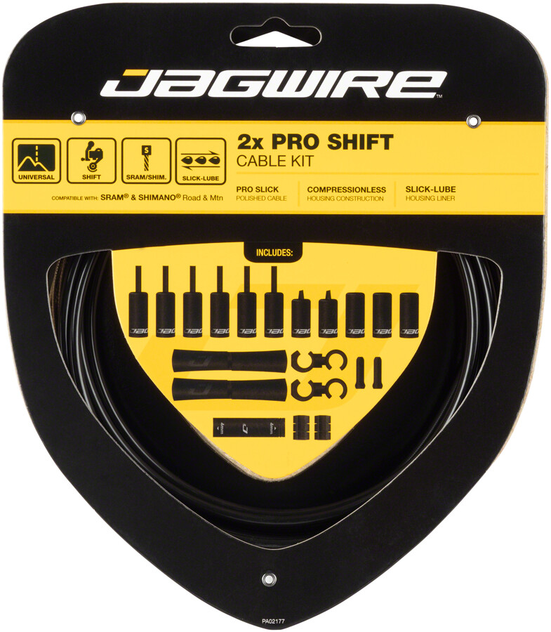 Jagwire Pro Shift Kit Black, Gray, Green, White, Blue, Yellow, Celeste, Red
