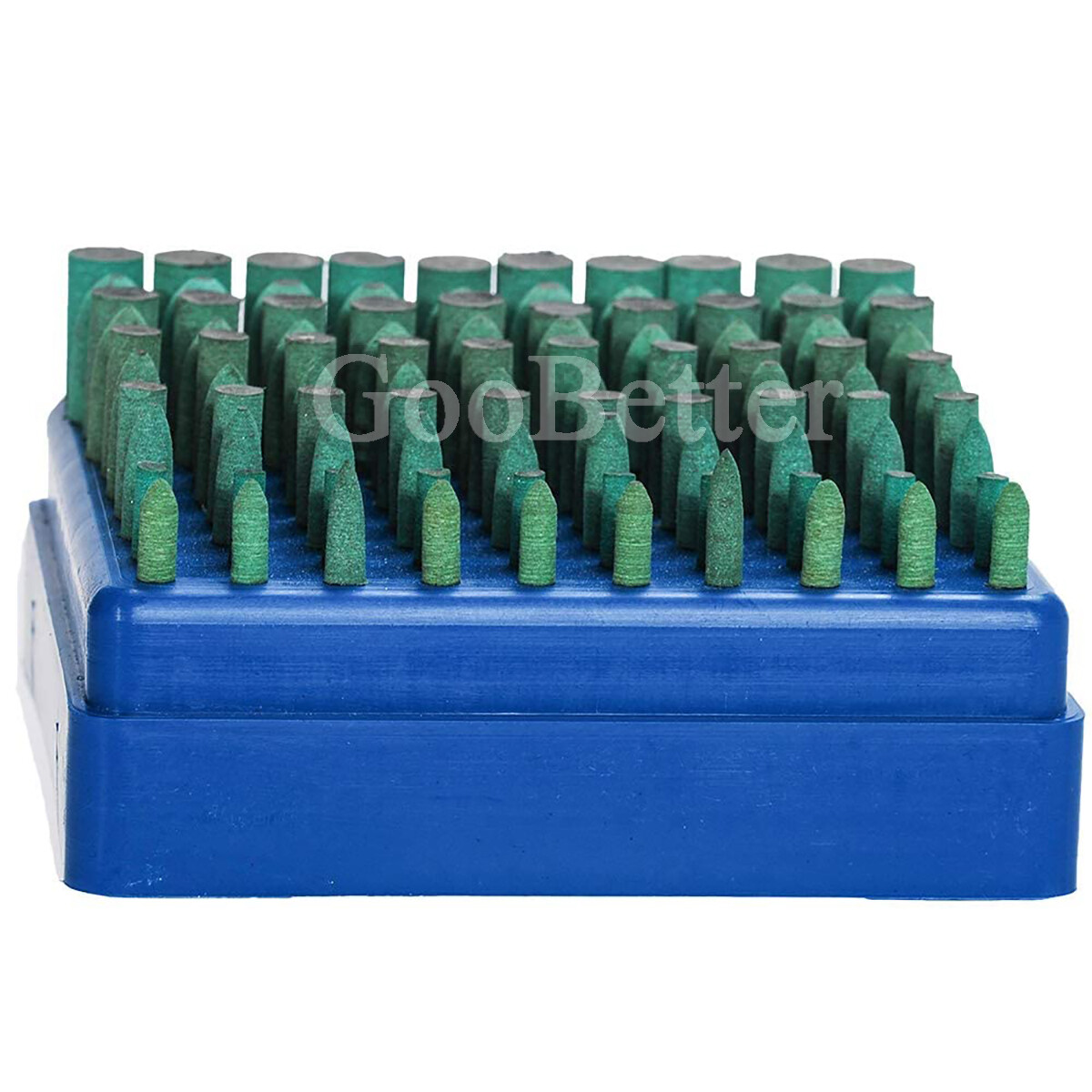 100Pcs Rubber Polishing Points Bit Grinding Head Power Rotary Tool For Dremel