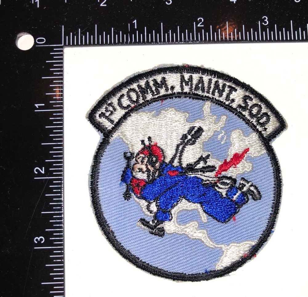 USAF US Air Force 1st Communication Maintenance Squadron Patch