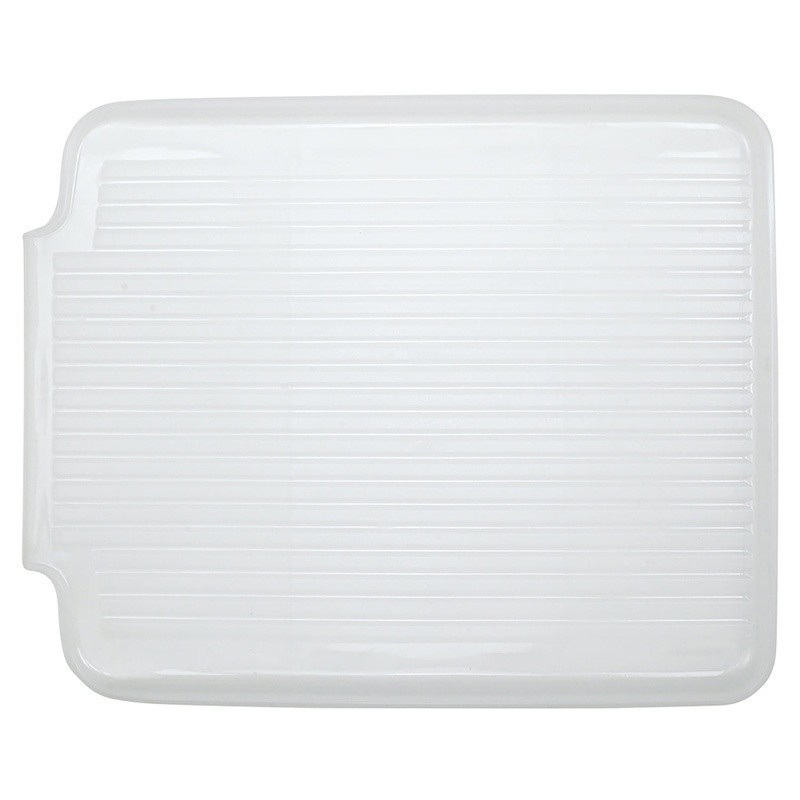 Flexible Plastic Drain Board Small Dish Rack Efficient Sink Drainage Mat New