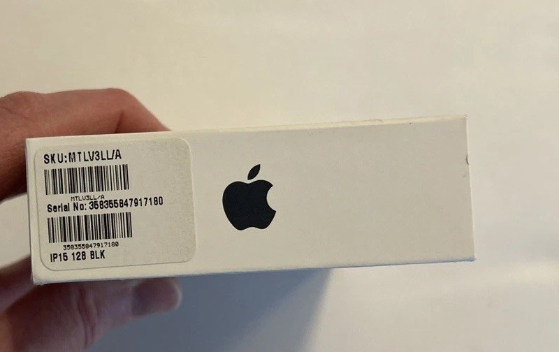 Apple iPhone 15 Black 128GB Empty Box ONLY