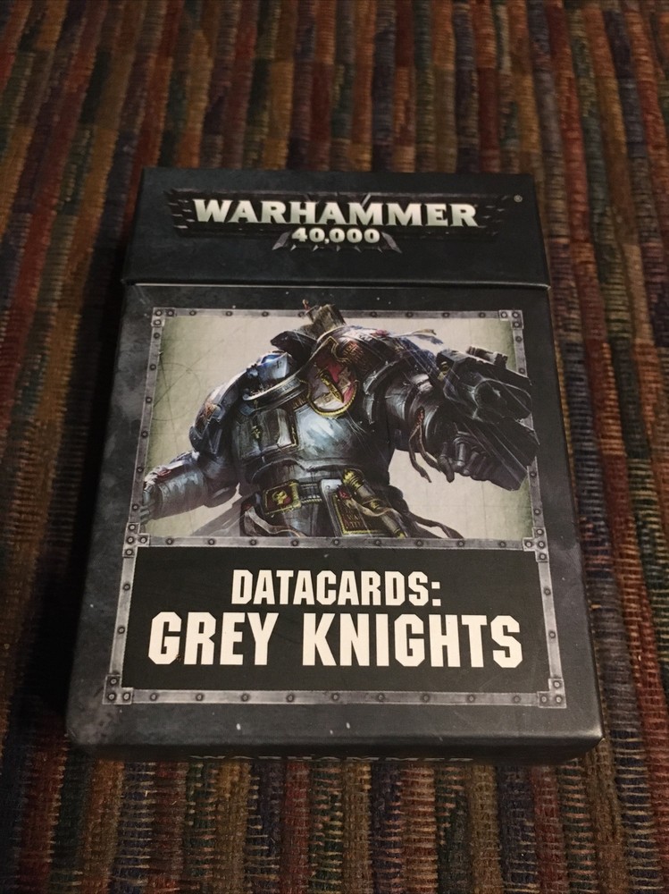 Warhammer 40k Grey Knights datacards 8th edition