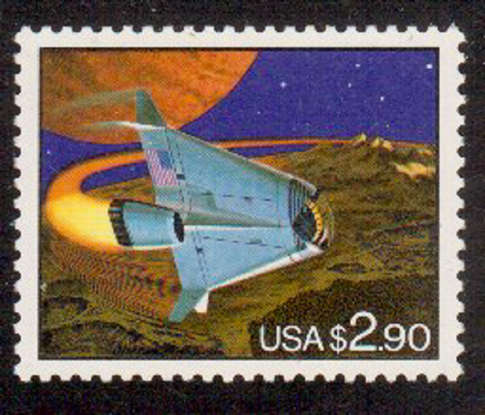 Scott # 2543....$2.90...Spaceship... MNH
