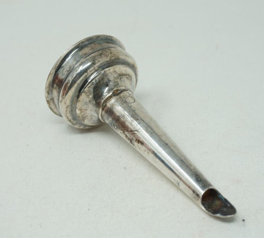 Vintage Silver Plate Wine Funnel 13.5cm High