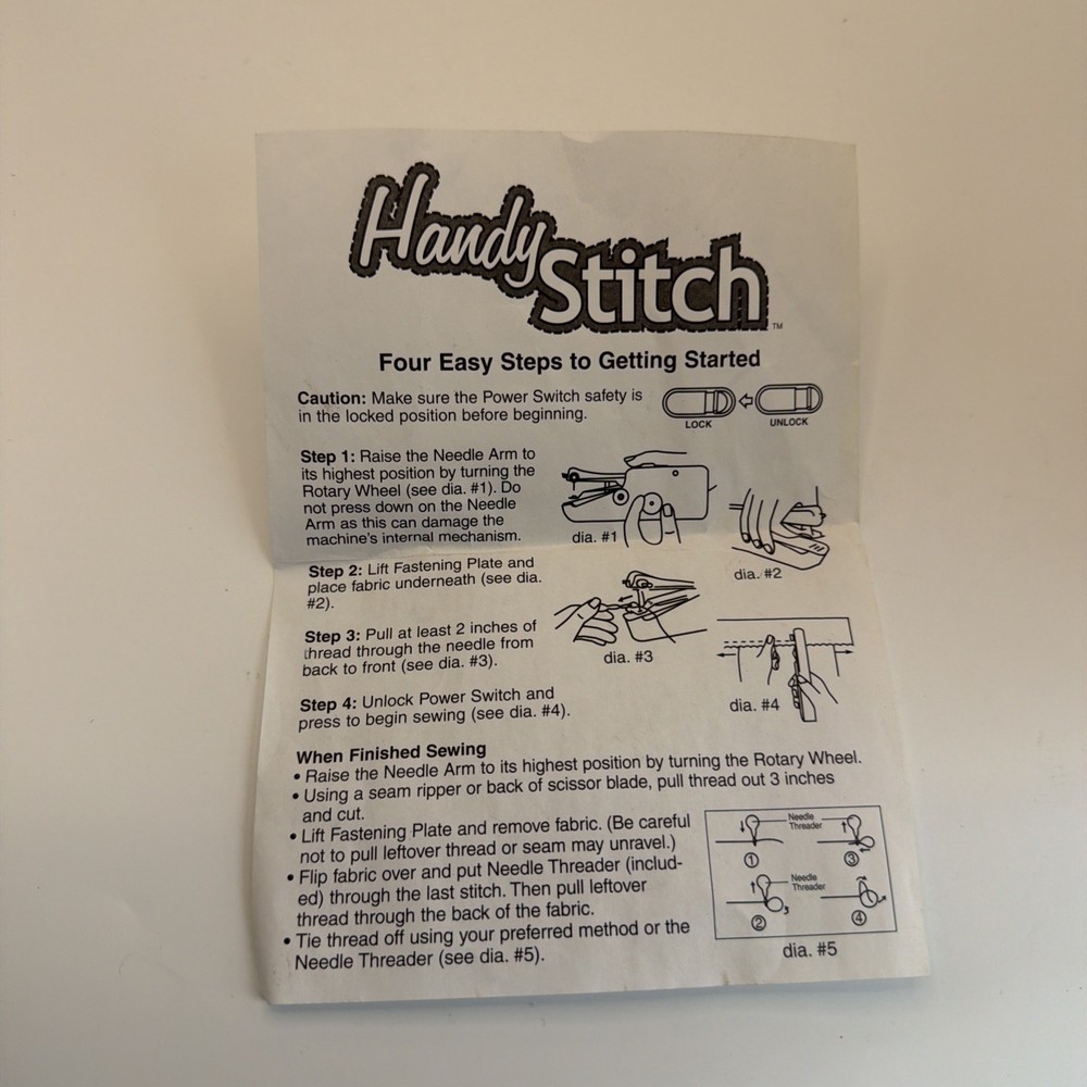 Handy Stitch The Handheld Sewing Machine