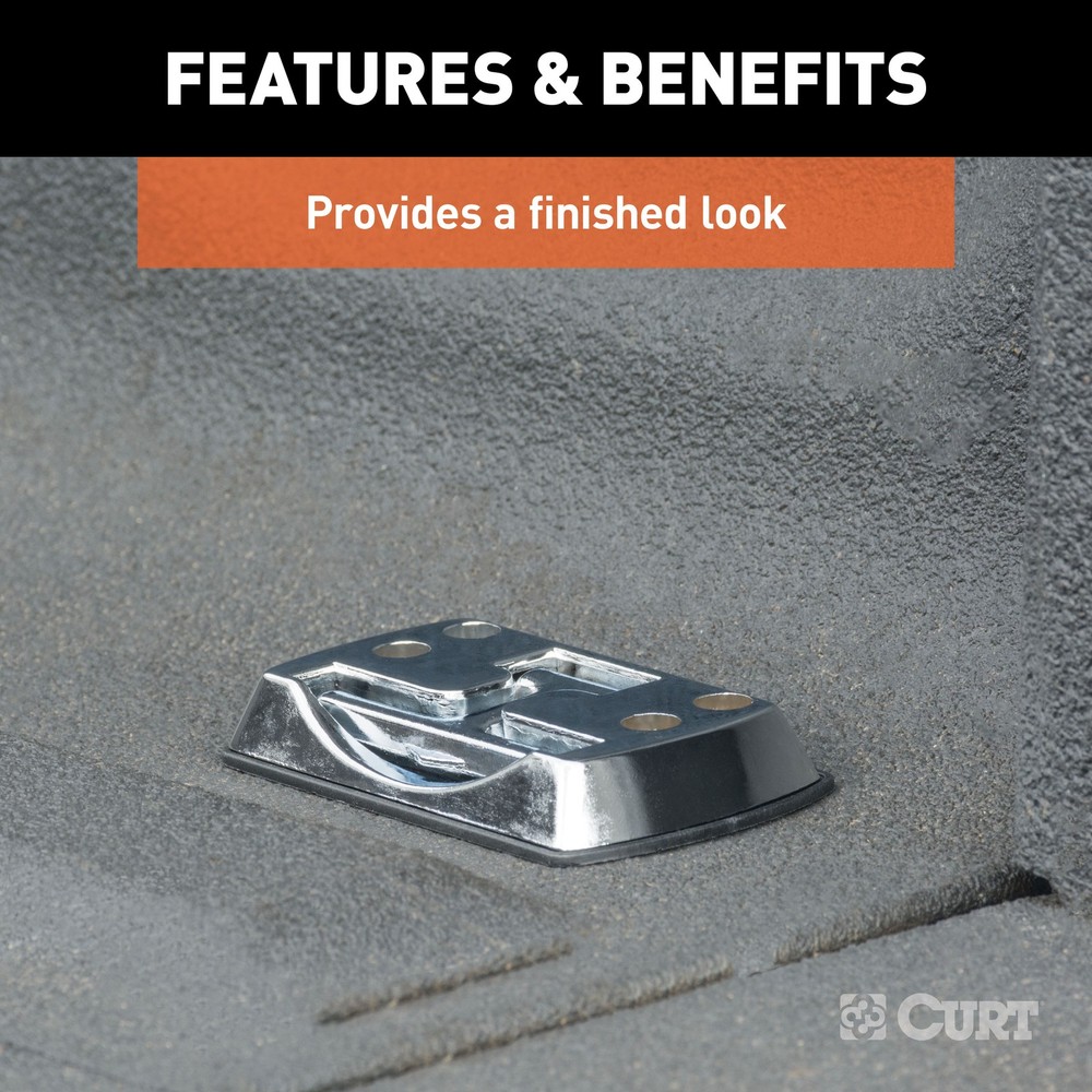 Curt-Fold-Away Rope Hook (1,200 lbs, Packaged)