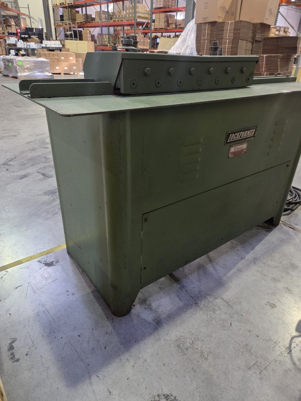 Lockformer 18 Gauge Pittsburgh Roll Former Machine