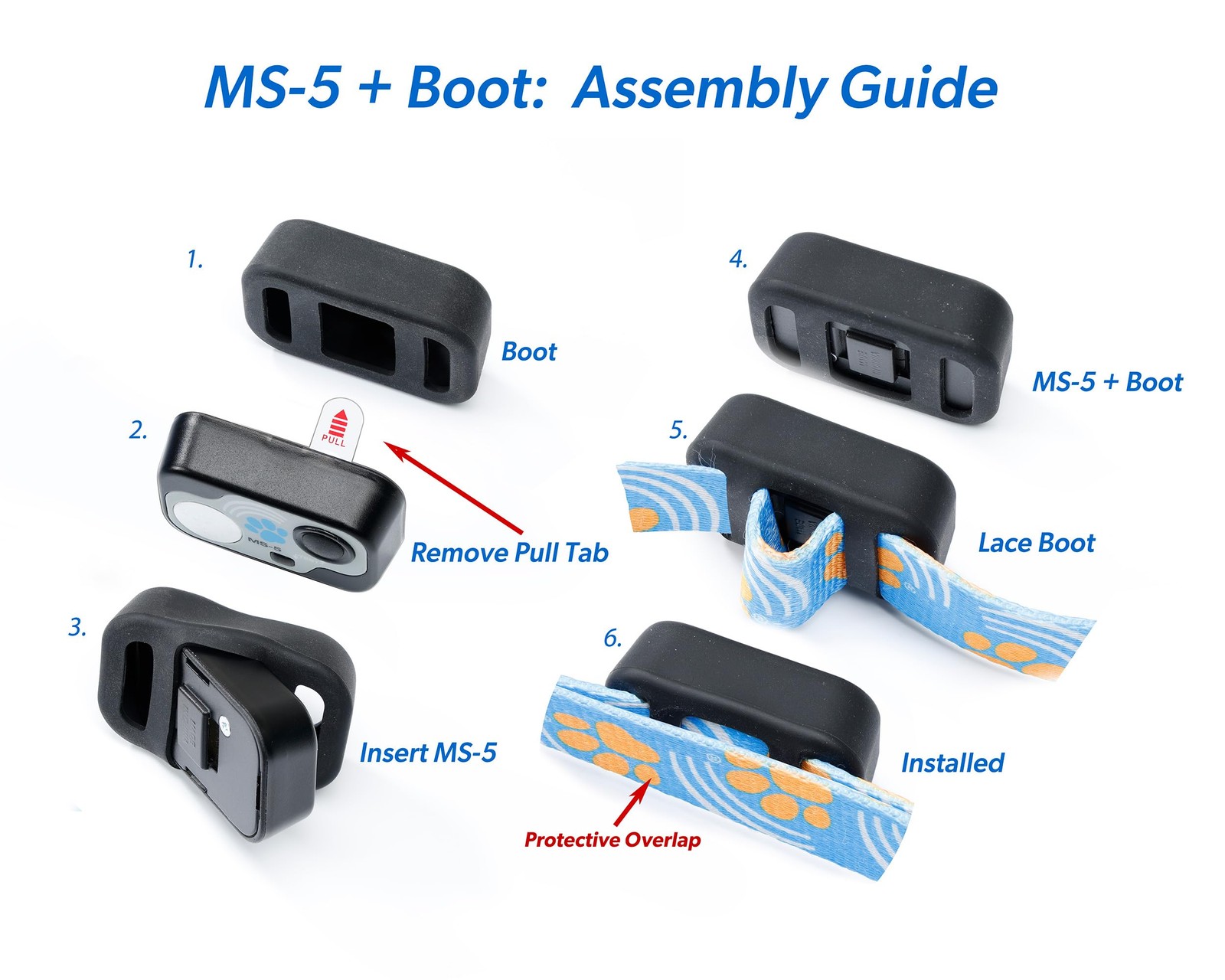 High Tech Pet MS-5 Collar with Deluxe Adjustable Strap (Pink, Large, Pink