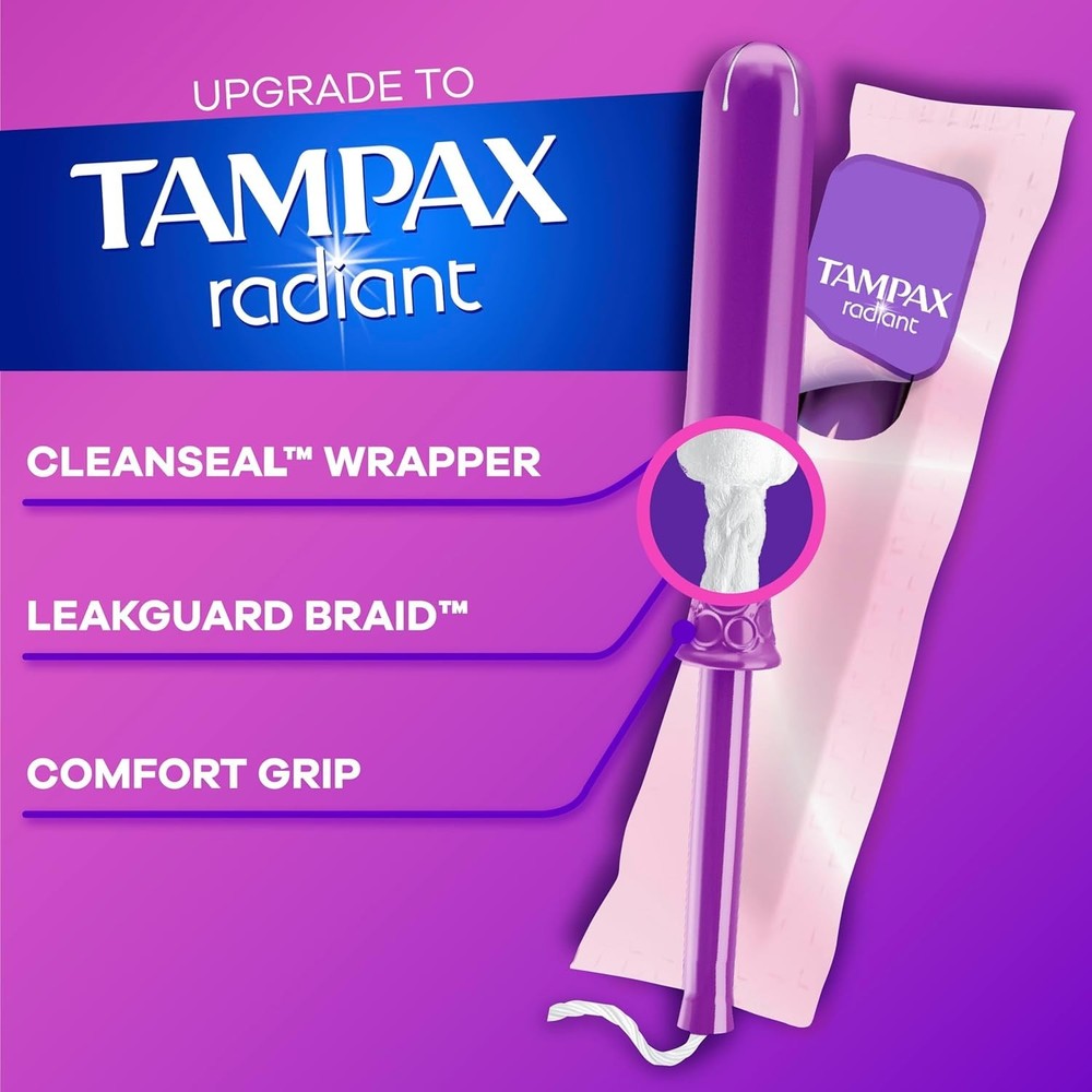 40 Count Unscented Biodegradable Tampons with Applicator - Super Plus Absorbency