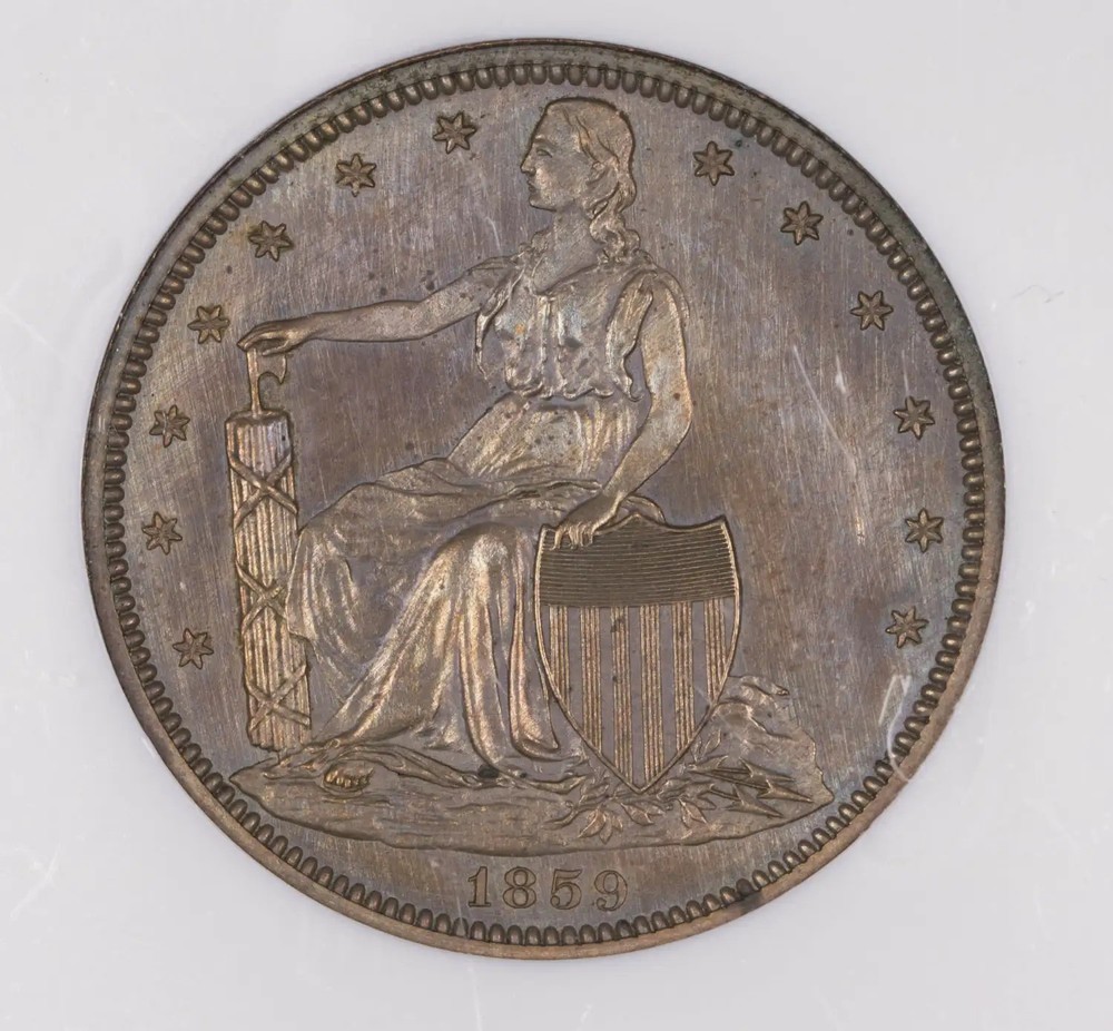 1859 Pattern NGC PF-66 BN J-236 Half Dollar