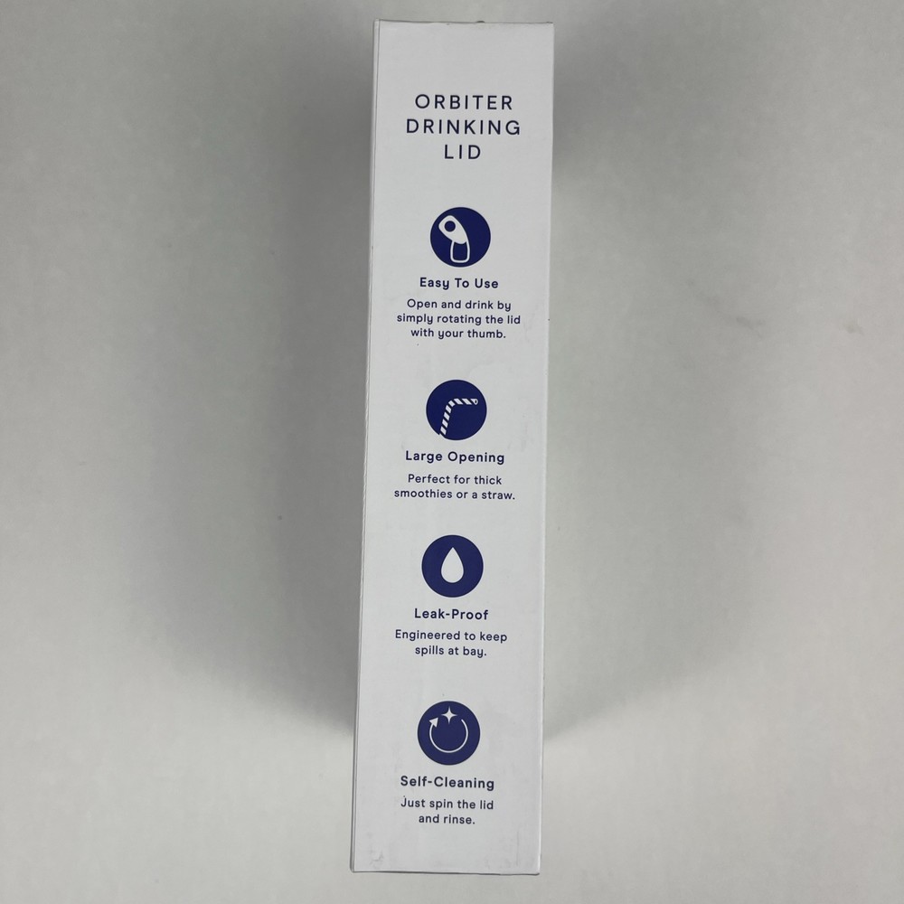 BlendJet 2 Orbiter Drinking Lid Leak Proof Replacement Accessory Black NEW