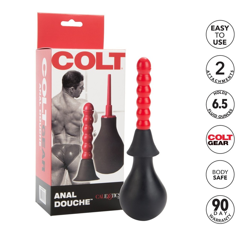 Colt Anal Douche Enema Prep Beginner Kit Dual Tips