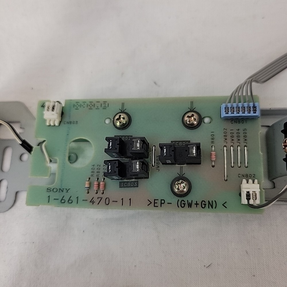 SONY CDP-CX255 Carousel 200 CD Changer Part Board & Sensor With Cable