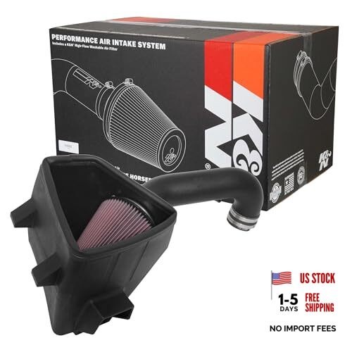 Cold Air Intake System: High-Flow Air Filter, Increase Performance Roto Molded