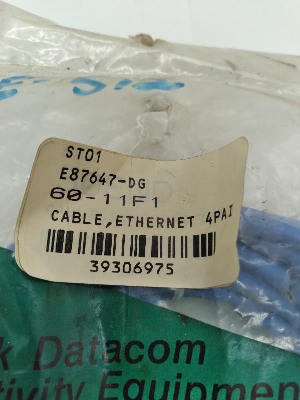 NEW Network DataCom E87647-DG Industrial Ethernet Cable 25Ft