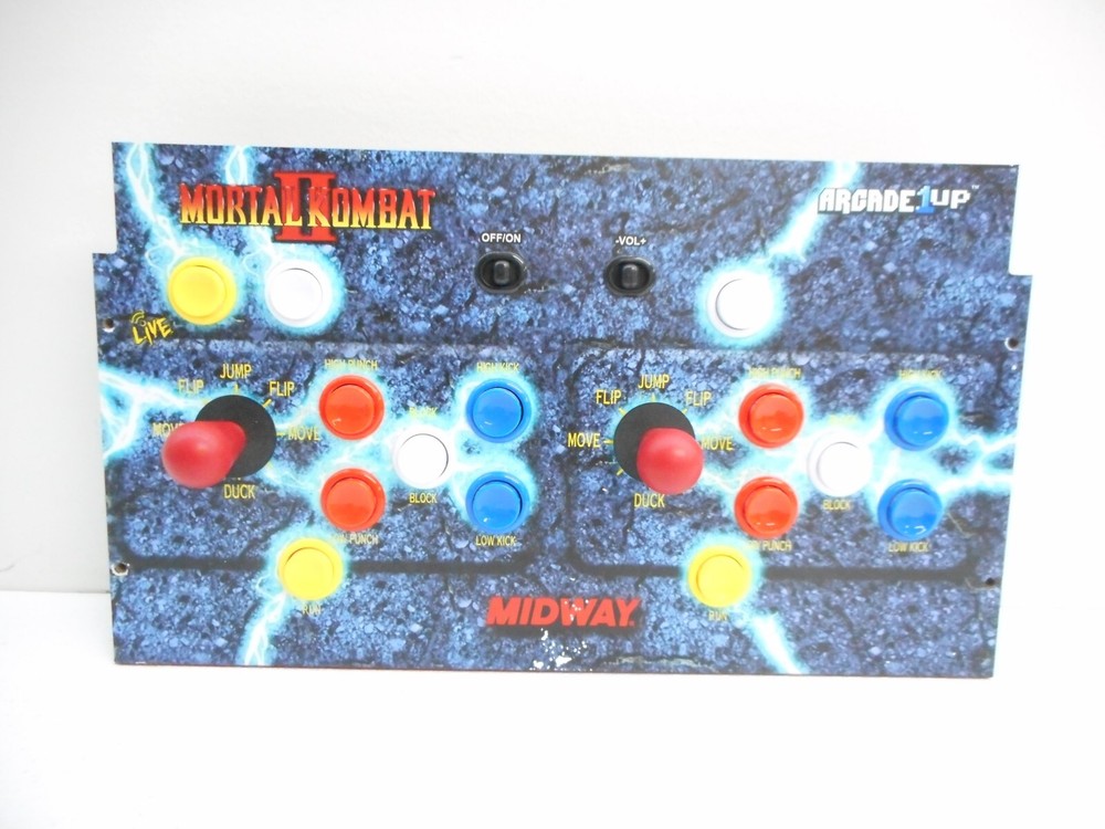 Arcade1Up - Mortal Kombat II Deluxe Arcade Game Control Deck ONLY - USED