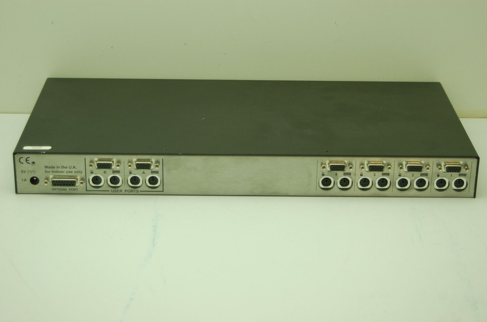 Adder SmartView Pro SV4 pro 4 Port KVM Switch PS2 VGA 5 VDC 1 A