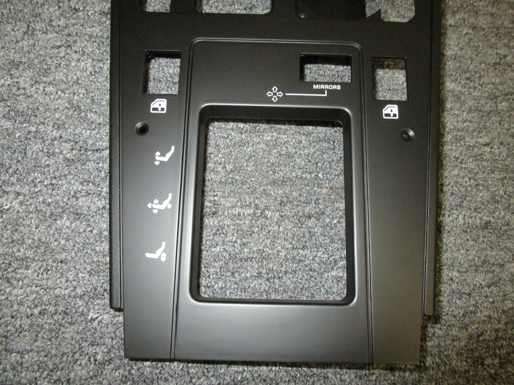 1989/1984 corvette automatic shift console plate NEW w/seat graphics NICE!! 88