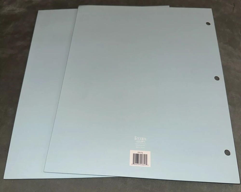 2) Cute Panda Folders by Eccolo - BRAND NEW. Do The Panda Dance. 3 Ring Binder.