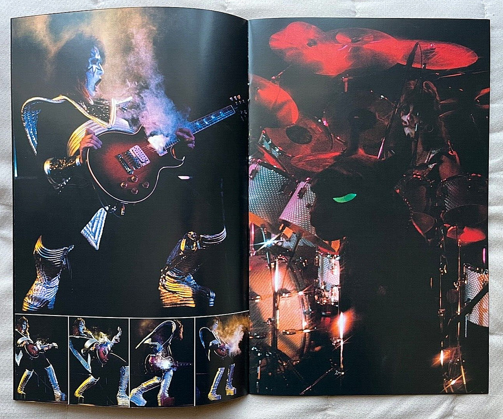 KISS Destroyer 45th Anniversary Deluxe Boxset Tour book Program Ace Gene Peter