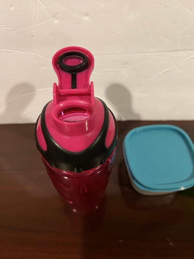 water bottle and 3 nesting containers for lunch boxes girls