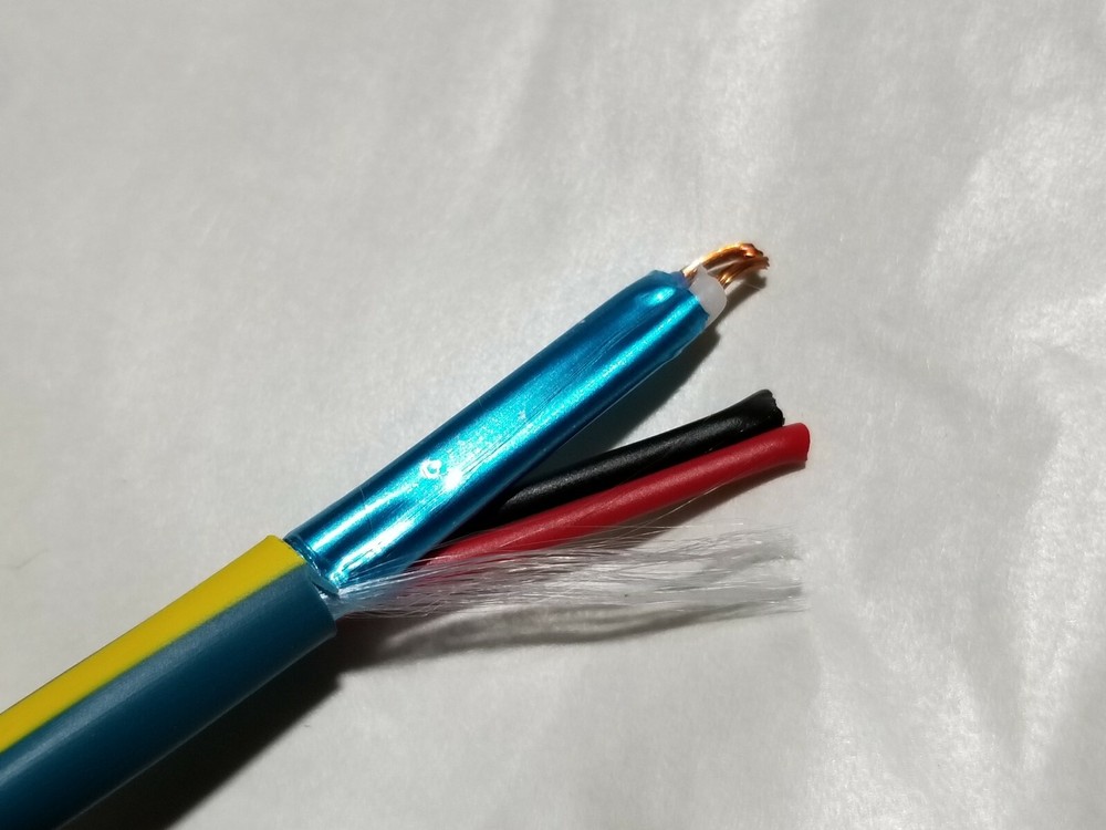 Crestron Cresnet-P-TL Composite Touch Panel/Media Control Cable CMP Teal /50ft