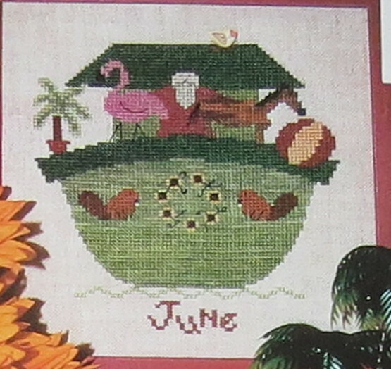 ThreadBear Creations Water, Water Cross Stitch Chart June