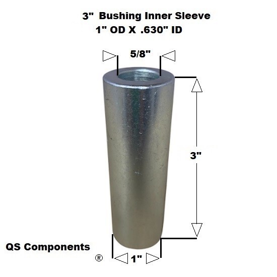 3" Width 5/8" Hole Polyurethane Bushing Kit