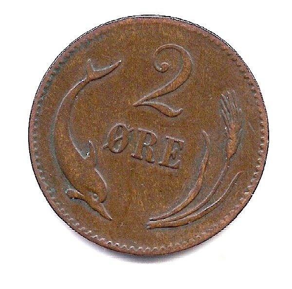 1874  Denmark  Two Ore-Strong Details!!