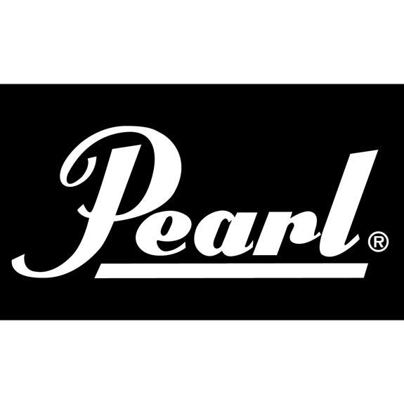 Pearl Logo Sticker White, 5"x2"