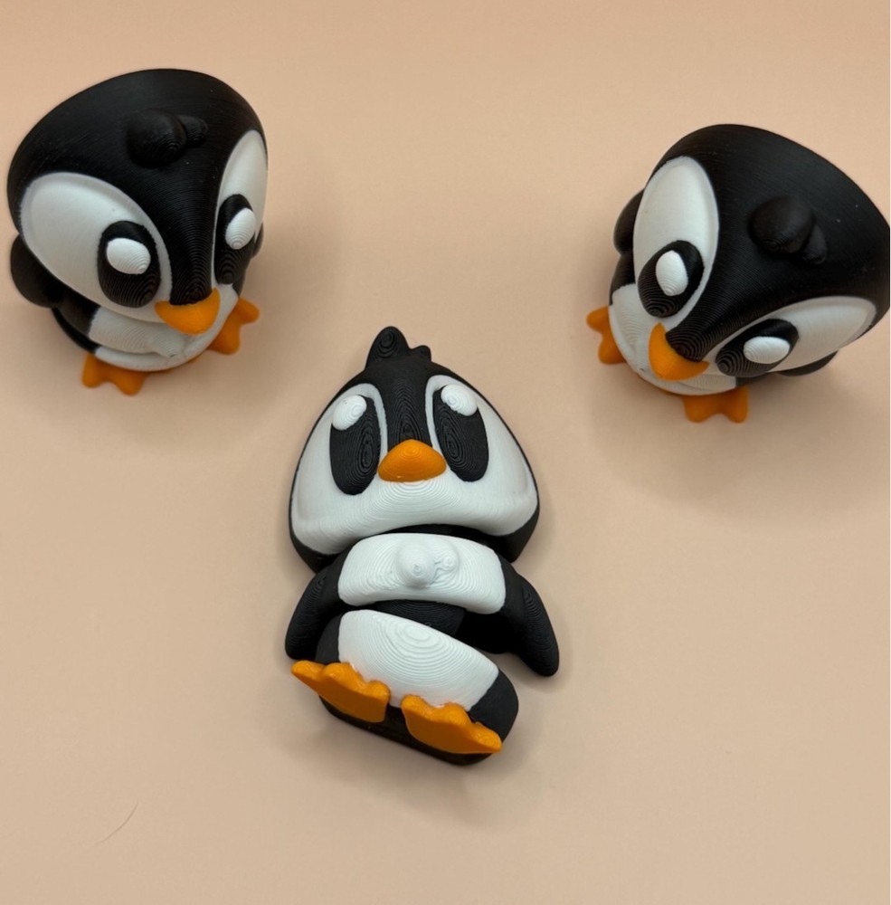 3D Printed Jiggle Pet Penguin