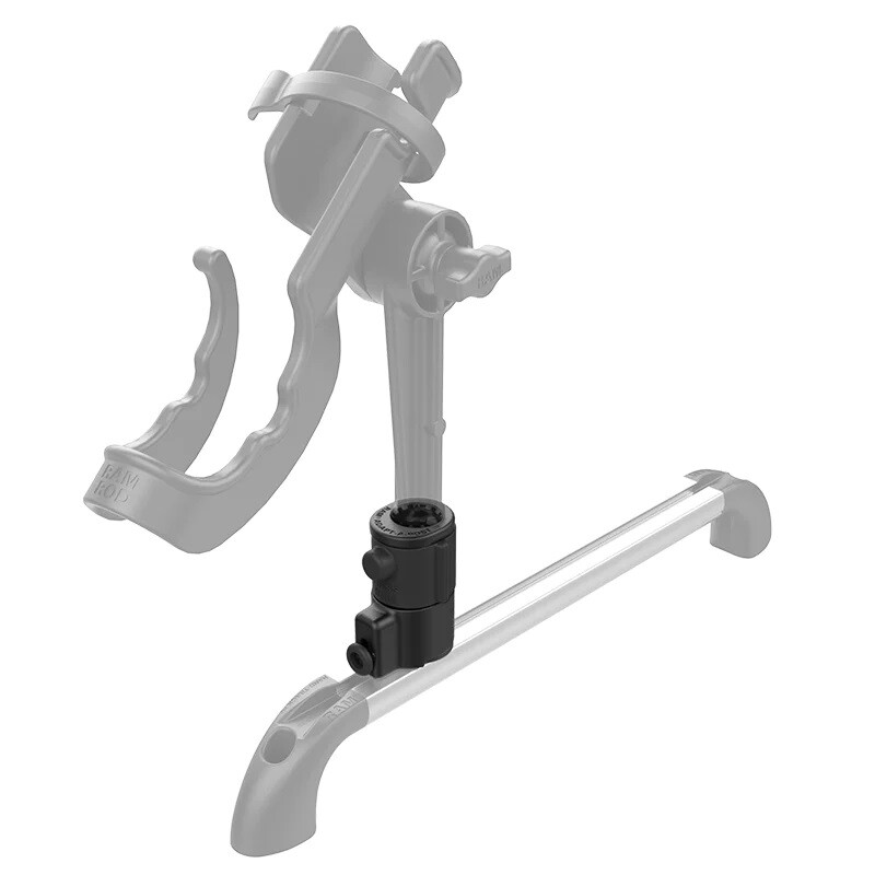 RAM Universal Quick Release Adapt-A-Post Track Base for Post and Spline Systems