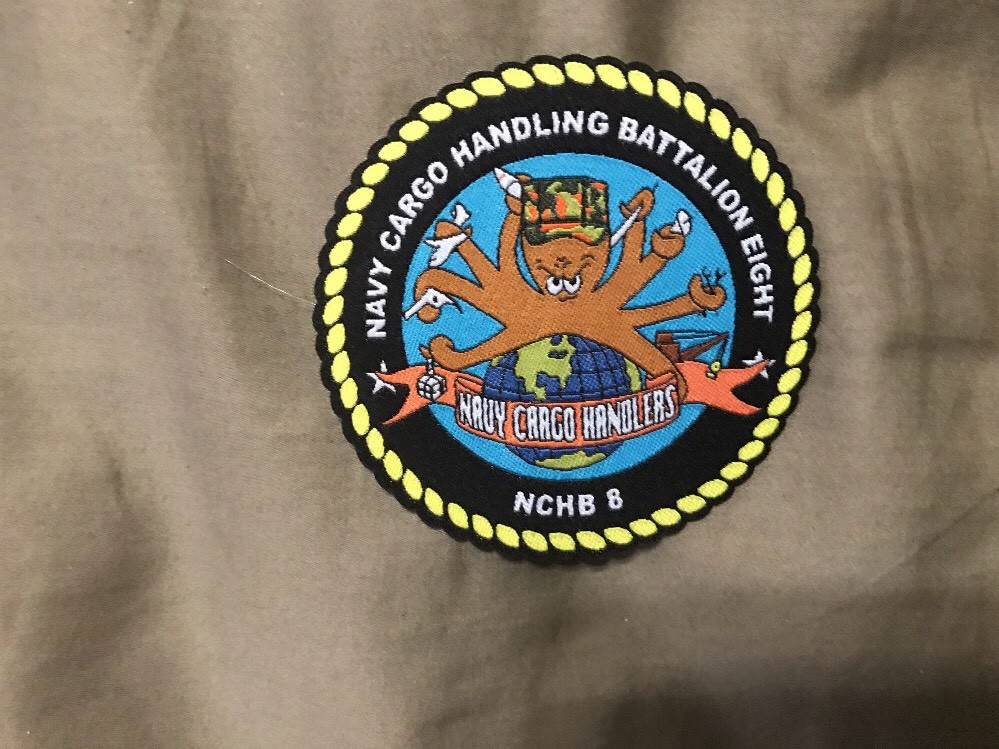 US NAVY CARGO HANDLING BATTALION 8 Patch