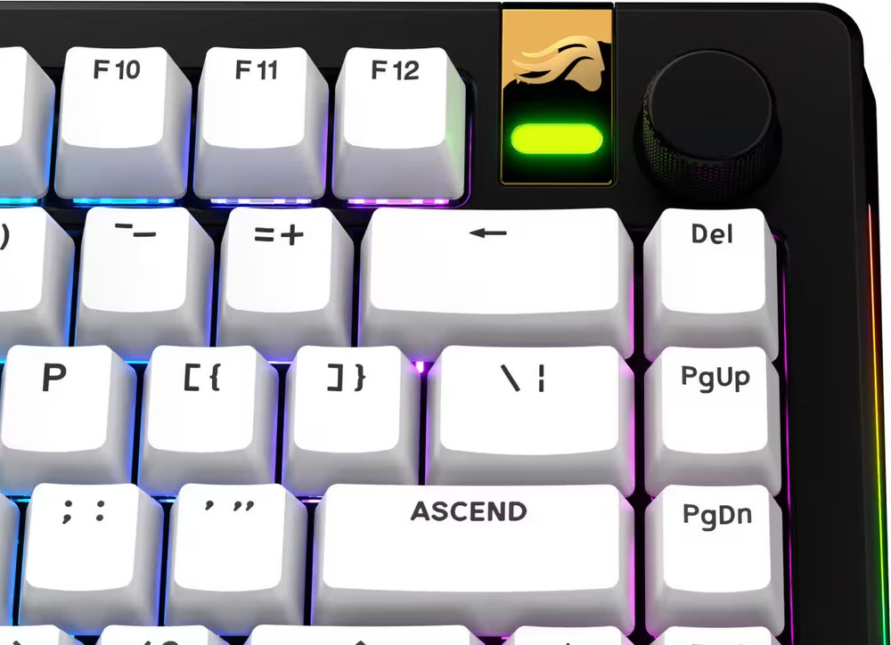 Glorious - GPBT Basics Universal Keycap Set Compatible with Most 100% 85% 80%...