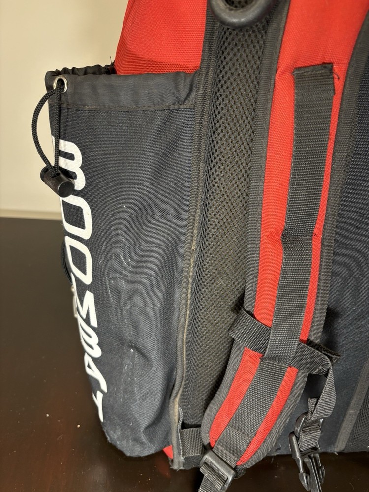 Red Boombah superpack bat bag