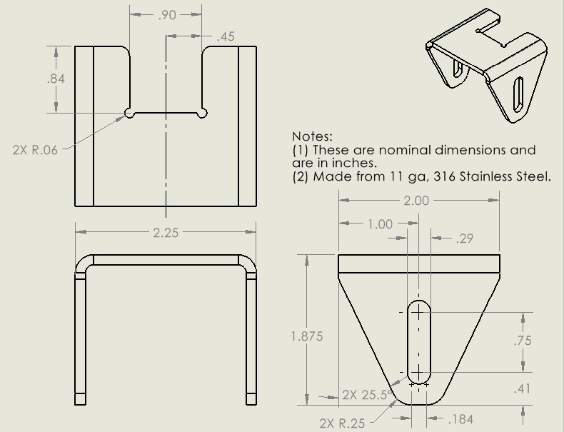 Premium Stainless 6” Bench Grinder Tool Rest Assembly | Dayton & Others | USA