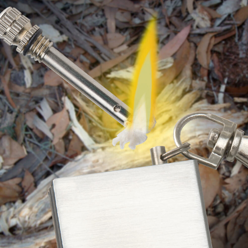 Permanent Match Fire Starter Survival Flint Metal Lighter New