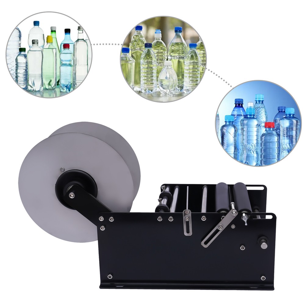 MT-30 Manual Labeling Machine Round Bottle Packing Machine Hand Semi-Automatic