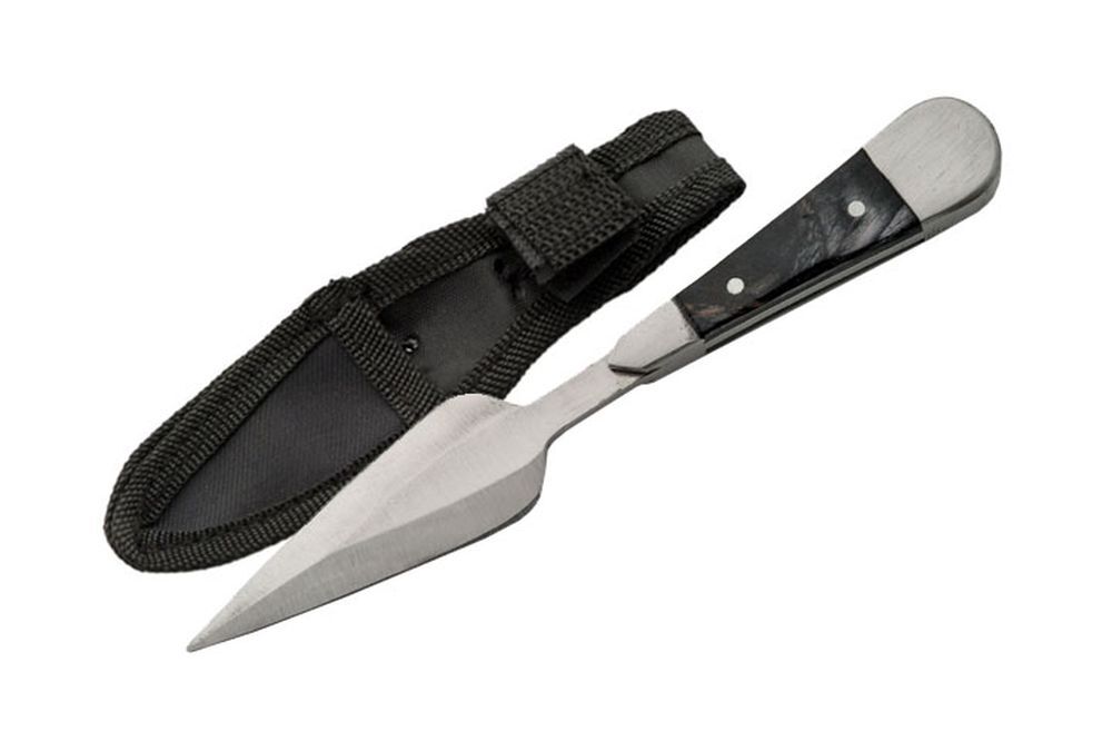 FIXED-BLADE DAGGER | Mini Silver Blade Full Tang Tactical Bosom Boot Knife
