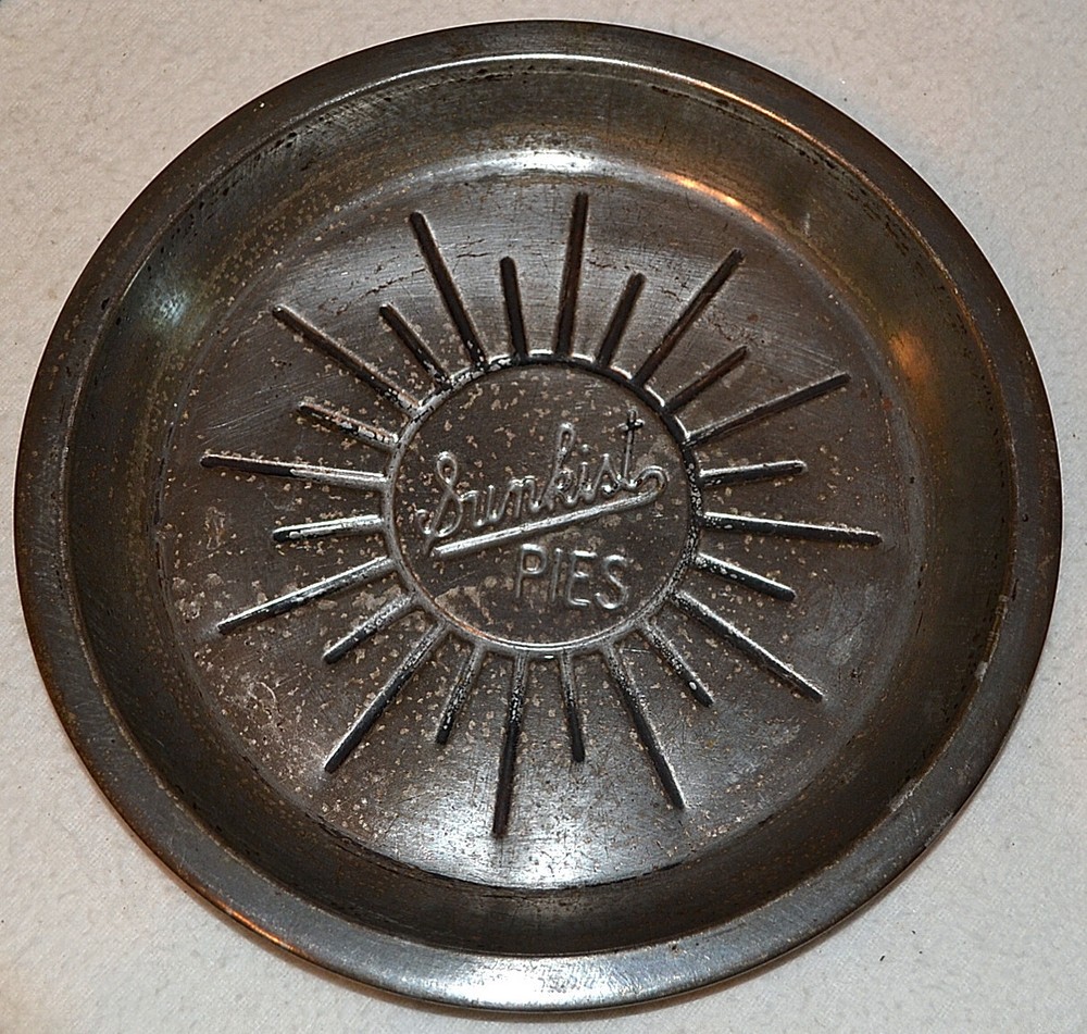 VINTAGE 9" SUNKIST PIES, PIE PANPIE PAN