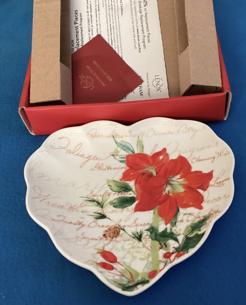 Lenox Winter Meadow Heart Candy Dish