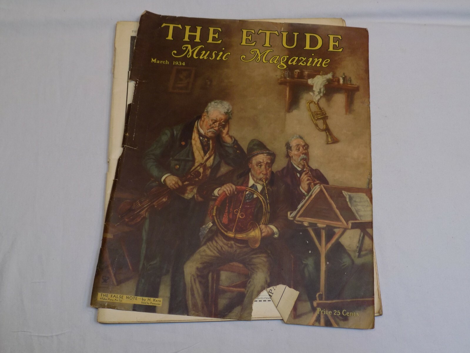 The Etude Music Magazine March 1934 Old Sheet Ceylon Dance Cincinnati Orchestra