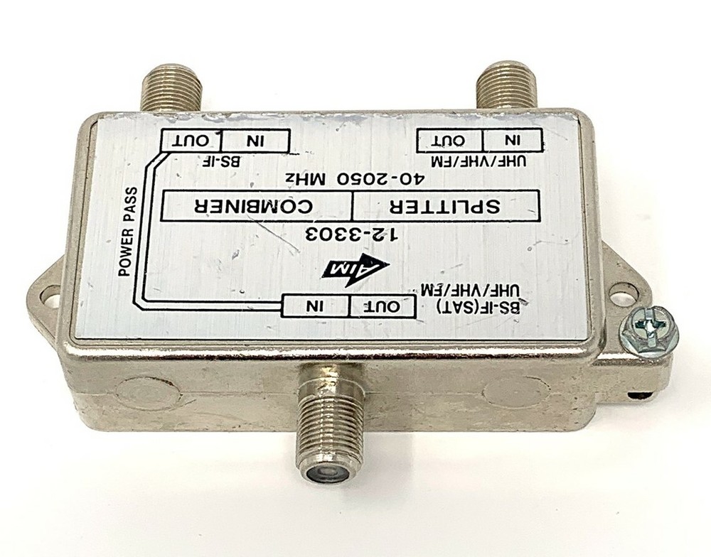 AIM 12-3303 SPLITTER/COMBINER 40-2050MHz