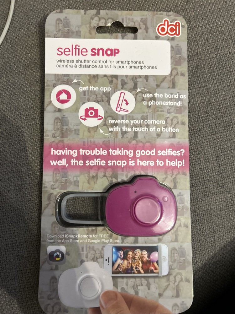 Selfie Snaps DCI Wireless Shutter Control for Smartphones New in Package