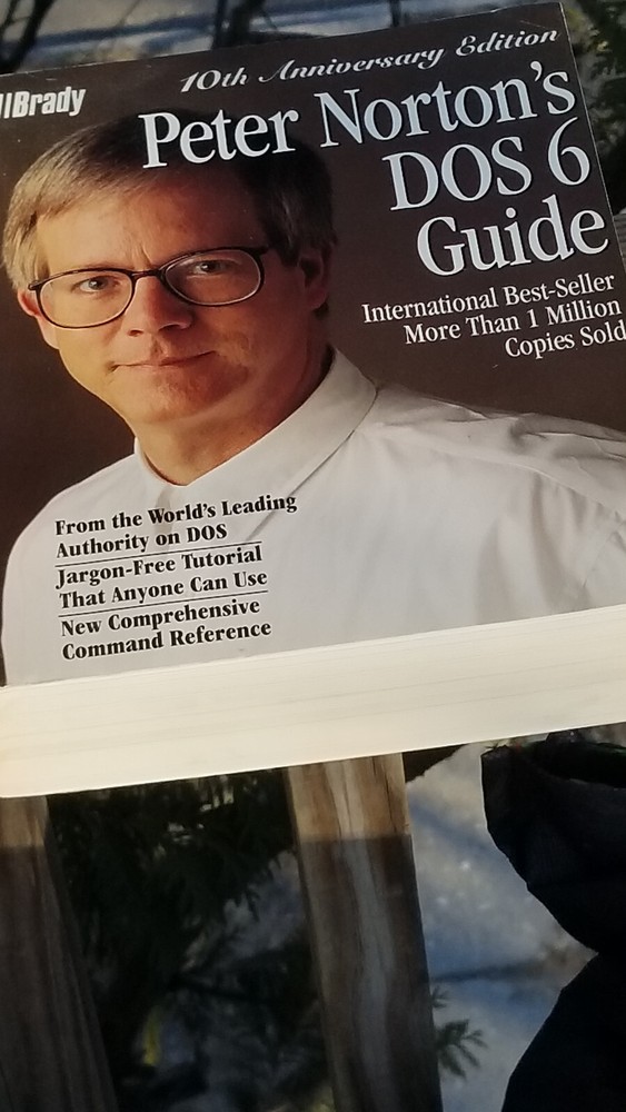 VINTAGE ELECTRONICS BOOK PETER NORTON'S DOS 6 GUIDE