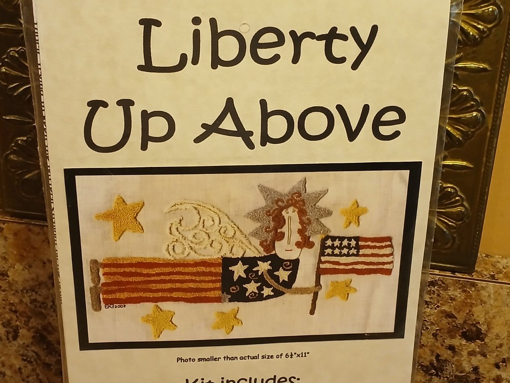 IGOLOCHKOY Punchneedles "Liberty Up Above" Kit Instructions Pattern Fabric Floss