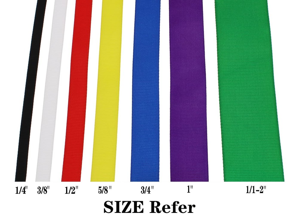 DXEUD Solid Grosgrain Ribbon 25 Yard Each Roll 100% Polyester 5/8", Green