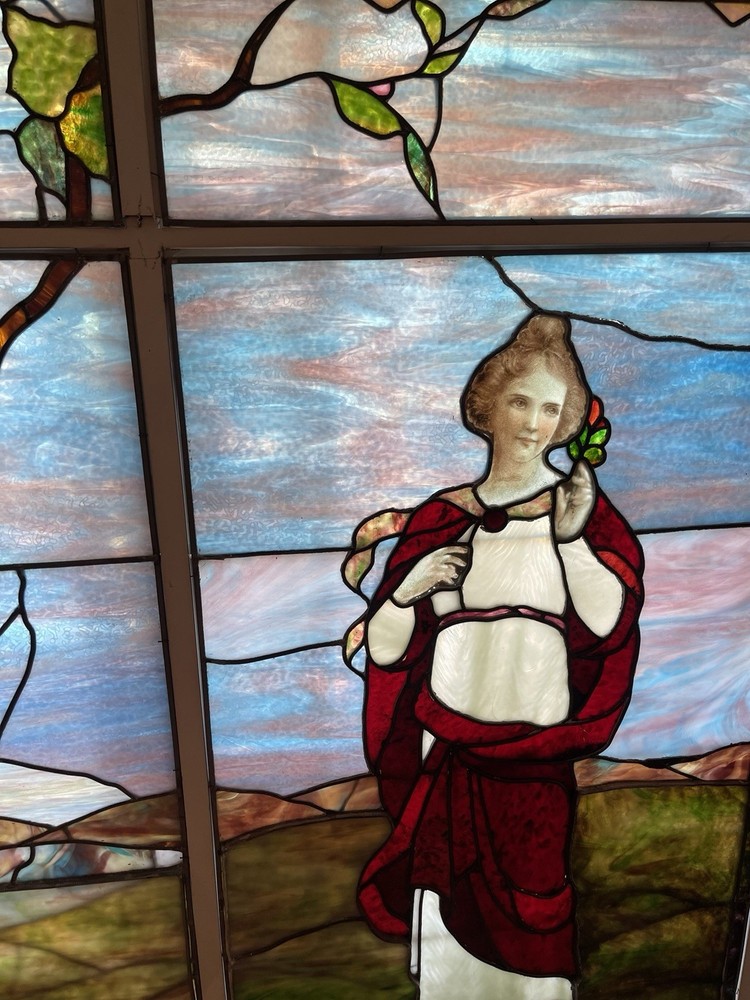 Figural Stained Glass Window